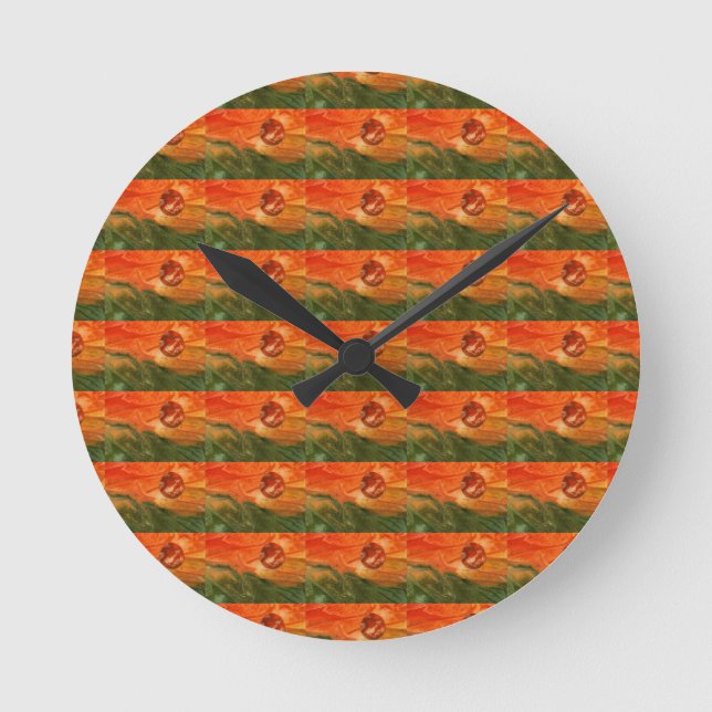 Sci-Fi - fantasy alien space planet worlds         Round Clock (Front)