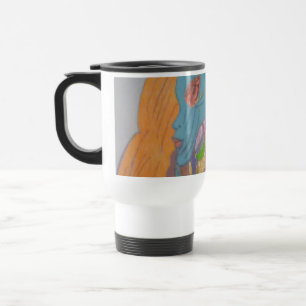 Sci-fi Fantasy Female Creature  Travel Mug
