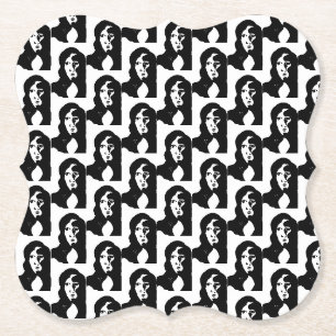 Sci-Fi - fantasy Poe's Lanore and Annabelle Lee Paper Coaster