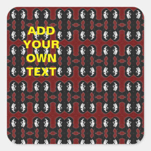 Sci-Fi - fantasy Poe's Lanore and Annabelle Lee    Square Sticker