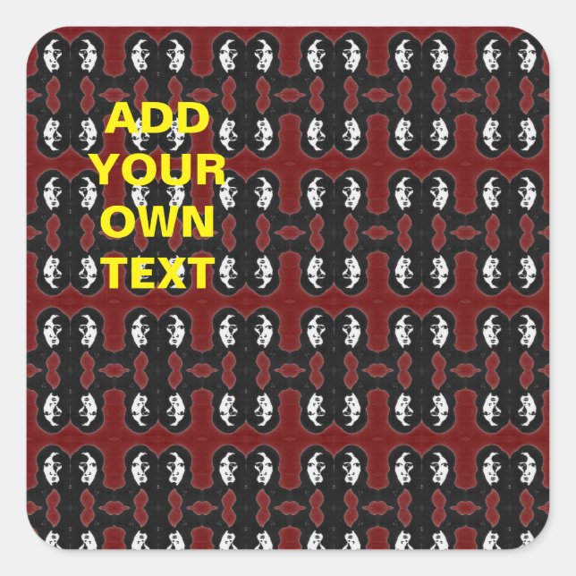 Sci-Fi - fantasy Poe's Lanore and Annabelle Lee    Square Sticker (Front)