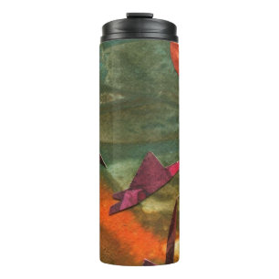 Sci-Fi "Fire Birds" alien life forms in flight Thermal Tumbler