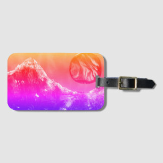 Sci-fi "Fire Birds" alien life forms in space  Lug Luggage Tag