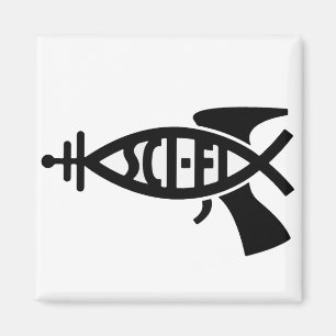 Sci-Fi fish Magnet