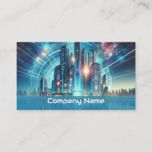 Sci-Fi Futuristic City Business Card