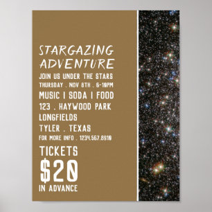 Sci-Fi Galaxy, Planetarium Event Advertising Poster