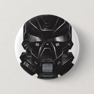 sci-fi geek concept art helmet design 6 cm round badge