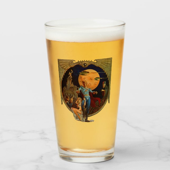 Sci-Fi Hero Glass (Front Filled)