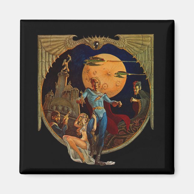 Sci-Fi Hero Magnet (Front)