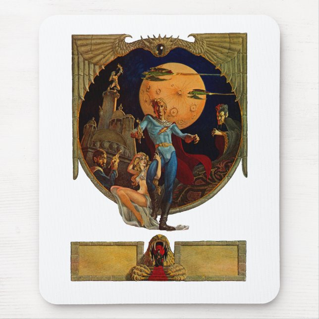 Sci-fi- Hero Mouse Mat (Front)