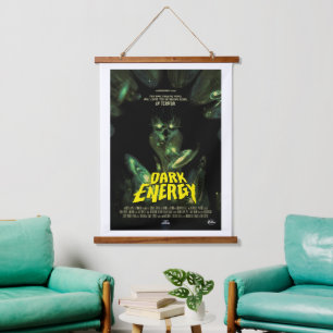 Sci-Fi Horror Movie Ad, Dark Energy Hanging Tapestry