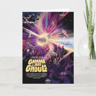 Sci-Fi Horror Movie Ad, Gamma Ray Ghouls Card