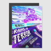 Sci-Fi Horror Movie Ad, Rains Of Terror