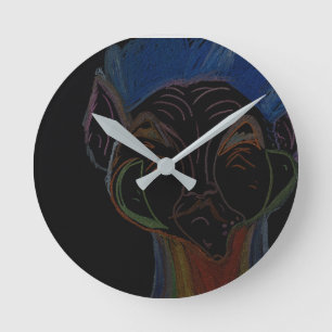 Sci-fi Hybrid Round Wall Clock