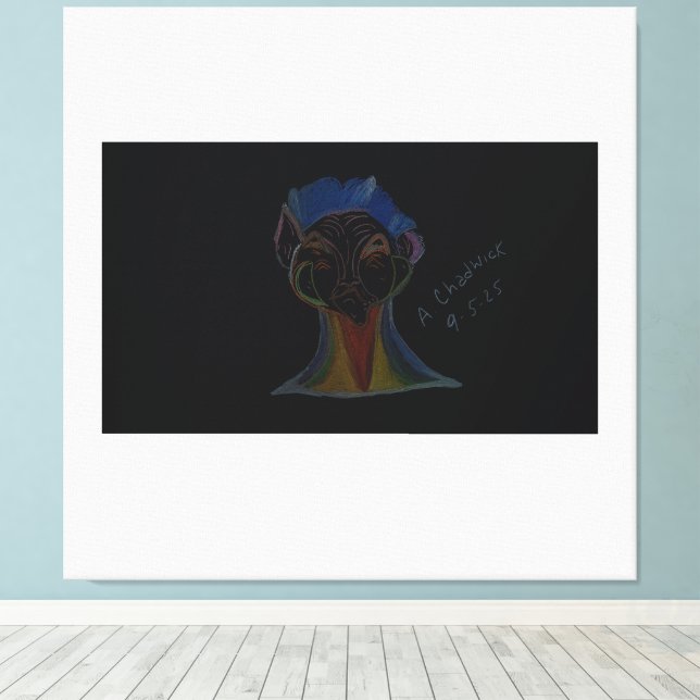 Sci-fi Hybrid Stretched Canvas  (Insitu(Wood Floor))