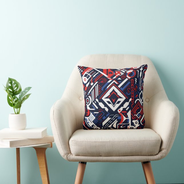 Sci-Fi Intricate Pattern Cushion (Chair)