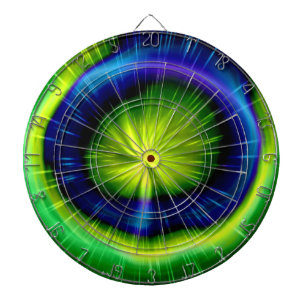 Sci-Fi Light abstract art 5 Dartboard