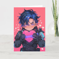 Sci-Fi Love Chibi Anime Boy
