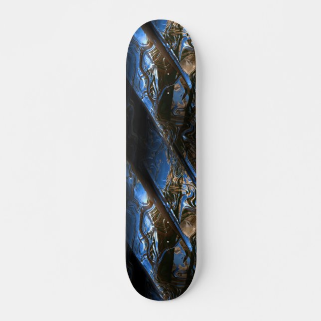Sci-Fi Metal Art 2-1 Skateboard (Front)