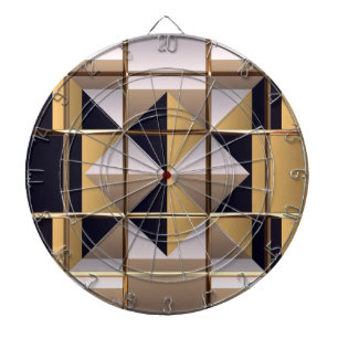 Sci-Fi Metal Patterns 6 Dart Boards