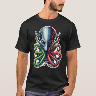 Sci-fi Octopus Alien T-Shirt