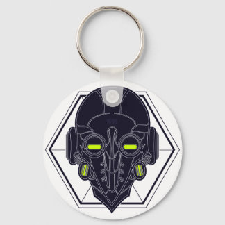 Sci Fi Plague Mask Keychain