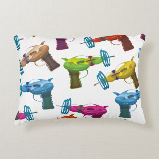 sci fi ray guns Pattern Decorative Cushion