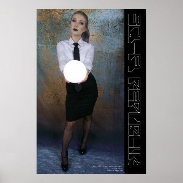 Sci-Fi Republik NASA Orb  Poster (Front)