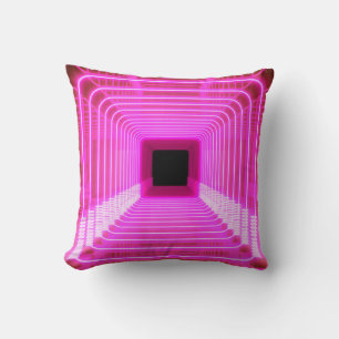 Sci-Fi Retro 3D: Pop Art Illustration Cushion