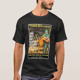 Sci Fi Robot Halloween Earth Invasion Science Fict T-Shirt