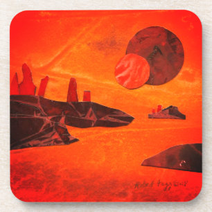 Sci-Fi "Seas of Fire" molten lava alien world Bev Coaster