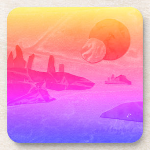 Sci-Fi "Seas of Fire" molten lava alien world Bev Coaster