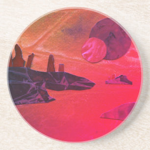 Sci-Fi "Seas of Fire" molten lava alien world Co Coaster