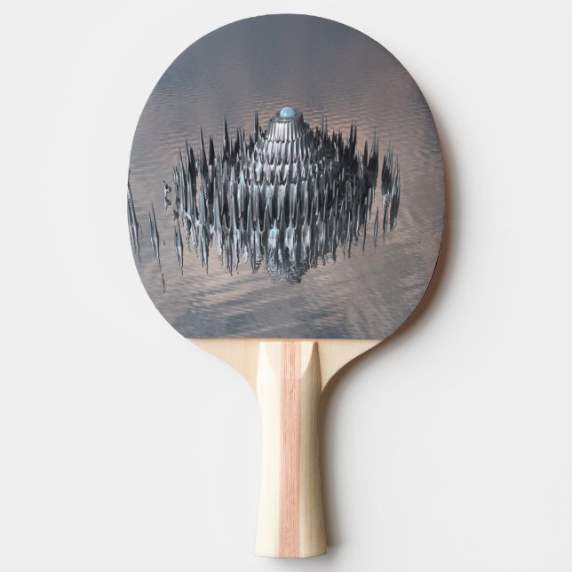 Sci Fi Structure Ping Pong Paddle (Front)