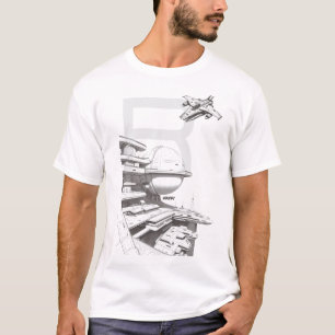 Sci-Fi T-shirt Traversing the Universe 02 C Front