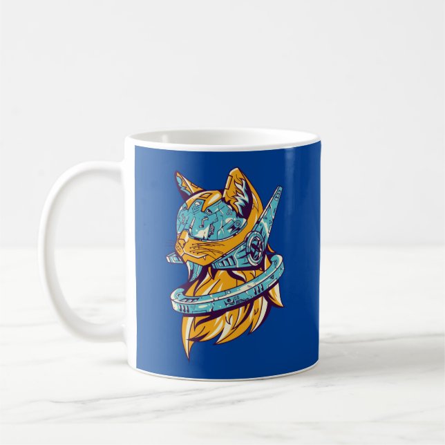 Sci-Fi-TechnoCat Coffee Mug (Left)
