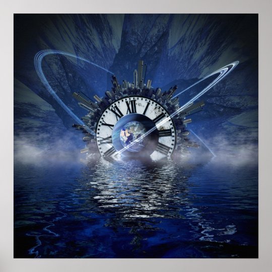 Sci-Fi Time Splash Poster