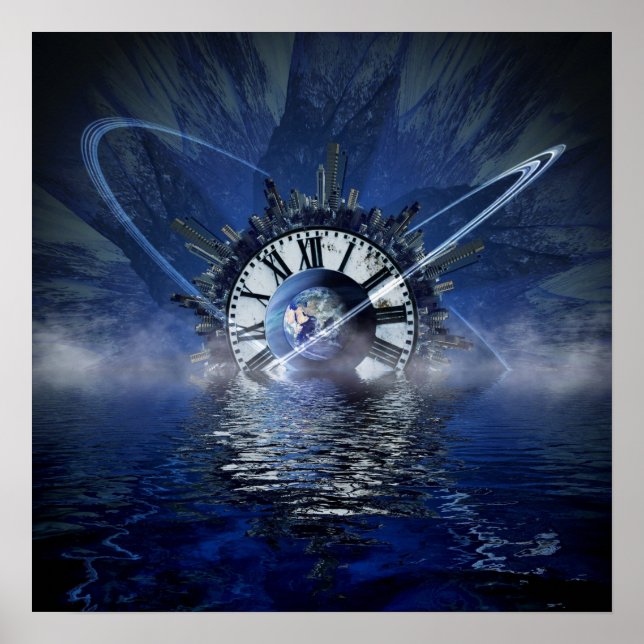 Sci-Fi Time Splash Poster (Front)