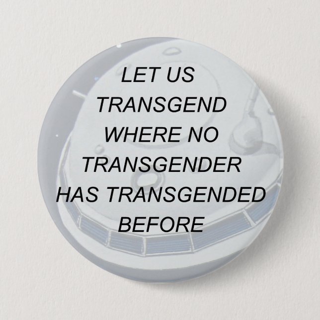 Sci Fi Transgender Button (Front)