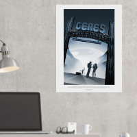 Sci-Fi Travel Ad, Dwarf Planet Ceres