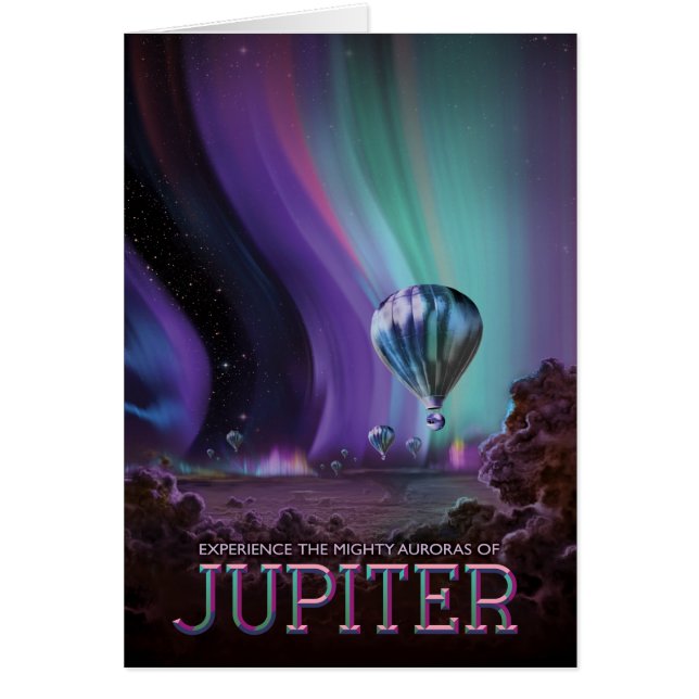 Sci-Fi Travel Ad, Planet Jupiter (Front)