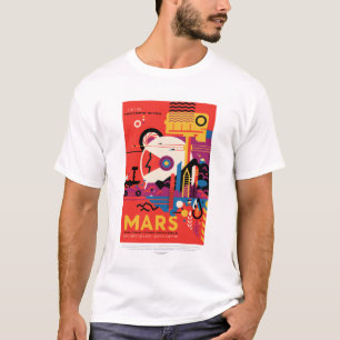 Sci-Fi Travel Ad, Planet Mars T-Shirt