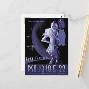 Sci-Fi Travel Ad, Planet PSO J318.5-22 Postcard