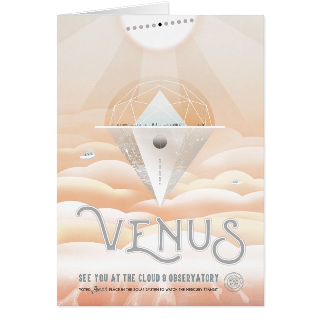 Sci-Fi Travel Ad, Planet Venus (Front)