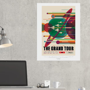 Sci-Fi Travel Ad, The Grand Tour Foil Prints