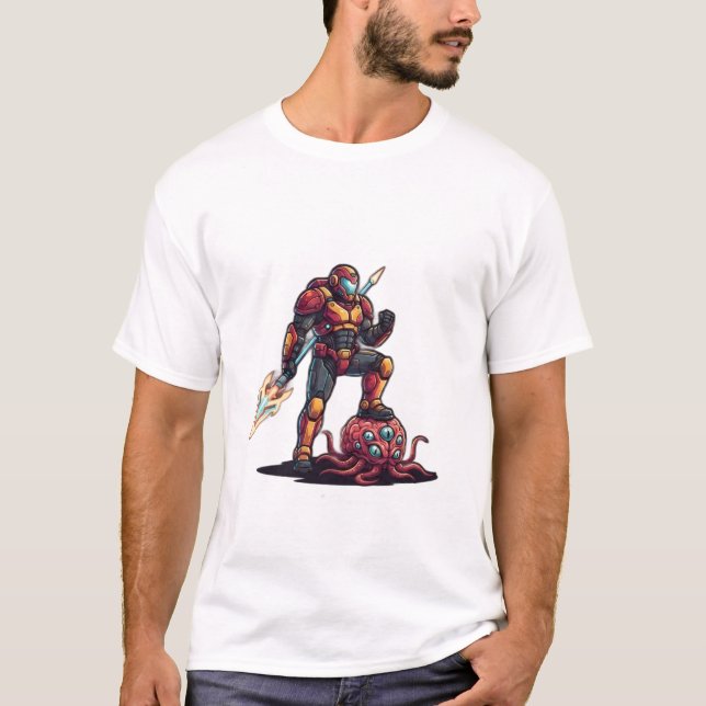 Sci-Fi Warrior T-Shirt (Front)