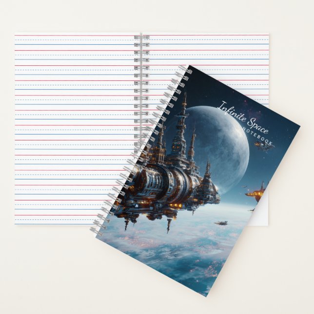Sci Fi Writing Notebook Journal  (Inside)