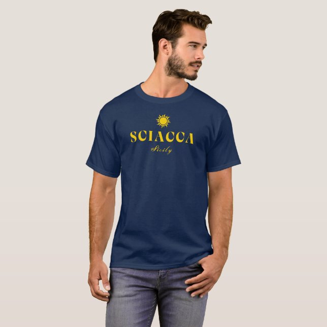 SCIACCA Sicily Sun T-Shirt (Front Full)