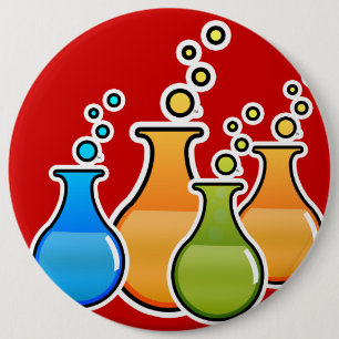 Science 6 Cm Round Badge