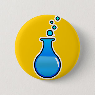 Science 6 Cm Round Badge